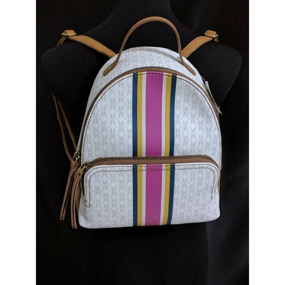 Felicity Logo Mini Backpack Brown Tan SHB2436678 - Picture 1 of 9